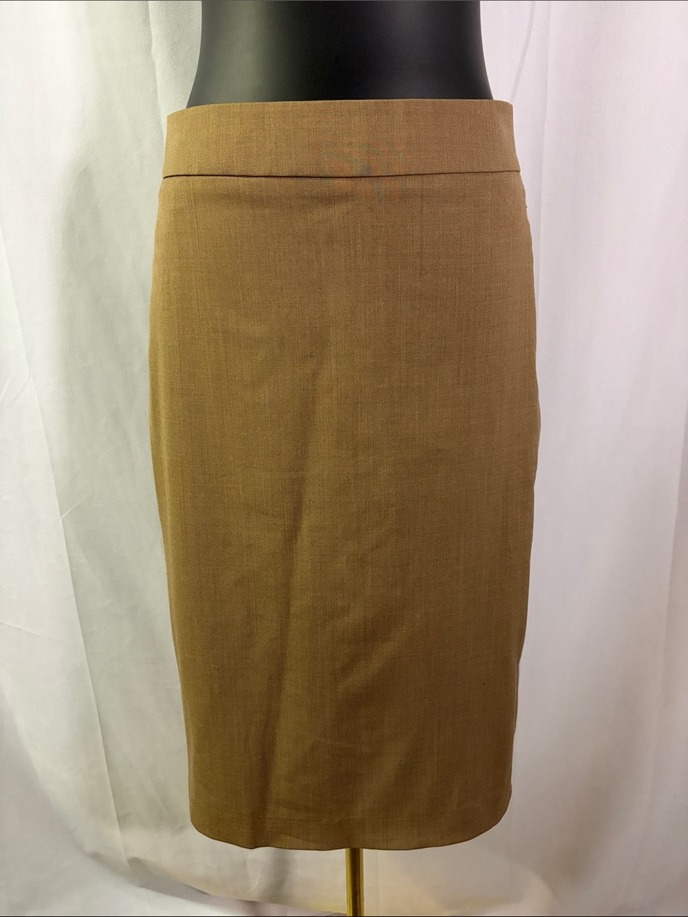 Banana Republic Brown Wool Blend Classic Pencil Skirt
